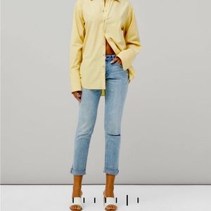 Rag & Bone Dre Low Rise Slim Boyfriend Jean -Whitehaven